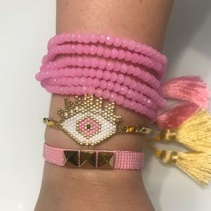 Fashion Handmade Evil eye Bracelet set of 3